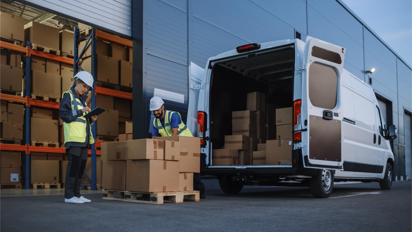 Convoyance.com Services Loading Sprinter Van